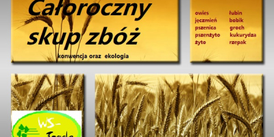 I will buy conventional and ecological cereals: rye, triticale,