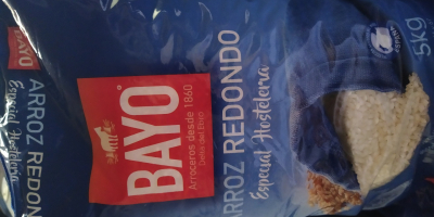 Vând palet rotund de orez marca BAYO, în containere