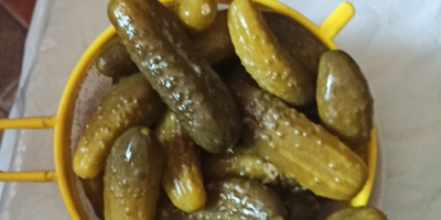 We offer naturally pickled cucumbers, perfect for salads and
