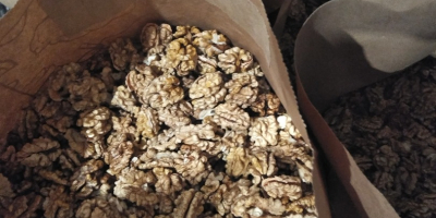 Vendo le noci spezzate di quest&#39;anno, molto gustose, con