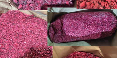 - Original frozen raspberry 80/20 for further processing -