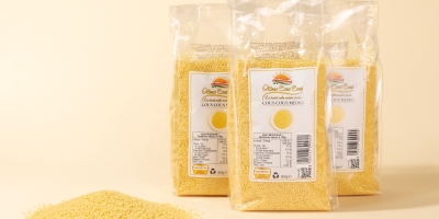 Cous cous groats from wheat, the so-called Grano durum,