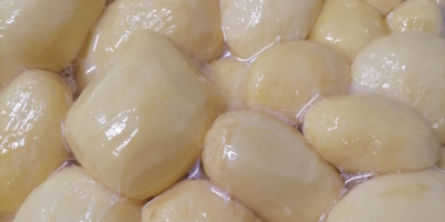 Hello, we sell peeled potatoes in vacuum packed. Type