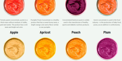 Puree / Concentrated juice export from Uzbekistan Concentrated puree