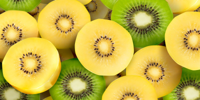 Kiwifruitul de aur (verzuie) are o piele netedă, din