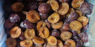 Jumătăți de prune congelate IQF pentru procesare industrială și