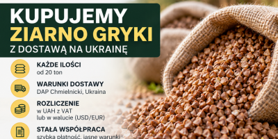 **APK ZERNOGRAD – WIR KAUFEN BUCHWEIZERN!** Das ukrainische Unternehmen