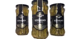 We offer green asparagus in vinegar in 370 ml