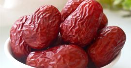 Mâncare naturală Datele roșii uscate prăjite XinJiang Hetian Jujube