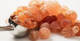 Gummi arabicum ist eine komplexe Mischung aus Glykoproteinen und