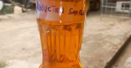 We sell large quantities of palm kernel oil