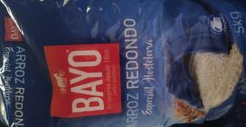 Vând palet rotund de orez marca BAYO, în containere