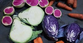 Cipolla rossa classe A. Varietà: Marte, Rosa Lunga Dimensione