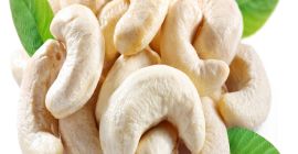 Raw natural cashews are high in protein and low