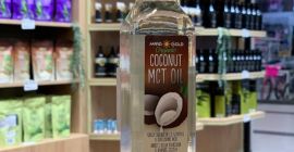 Bio-Kokosöl. Schachtel mit 8 Flaschen von 500 ml-51 €