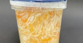I am a producer of coleslaw with carrots /