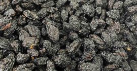 DRIED PLUMS FROM THEIR OWN ORCHARD, TASTY. OF THE