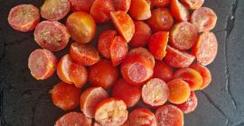 I will sell Frozen Cherry tomatoes 20tons Packed in