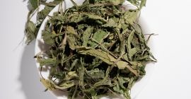 organic dandelion leaf, Taraxacum officinale folia