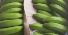 Cavendish-Banane Verpackung: 18 kg pro Kiste Herkunft: Dominikanische Republik