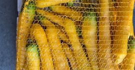Yellow carrots for sale. Packed in a 10 kg
