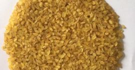 We offer bulgur (coarse and medium size) Country of