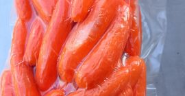 Peeled carrots, vacuum-packed. Email: [e-mail]. Agromar Pleszew.