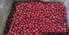 Продаю вишню быстрозамороженную, 1 сорт, без косточек, в больших