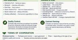I represent the Ukrainian agrotechnical company Galician Herbs. We